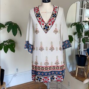 Alice and Olivia Beaded Mini Dress